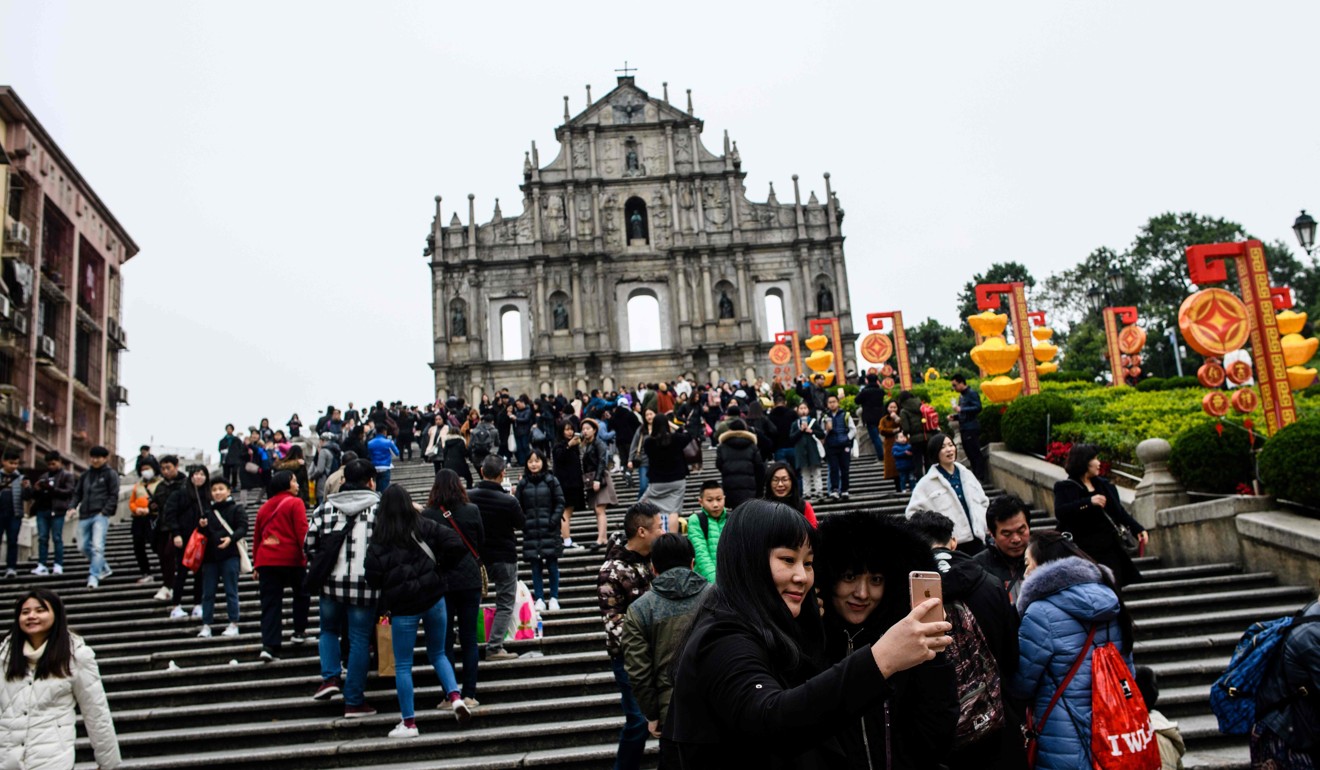 Mainland tourists are a mainstay of the Macau economy. Photo: AFP