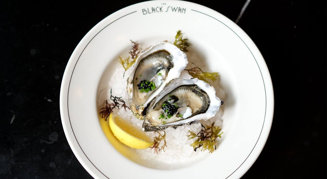 At The Black Swan in Singapore, choice oysters are priced from S$3, available on weekdays from 5 to 8pm.