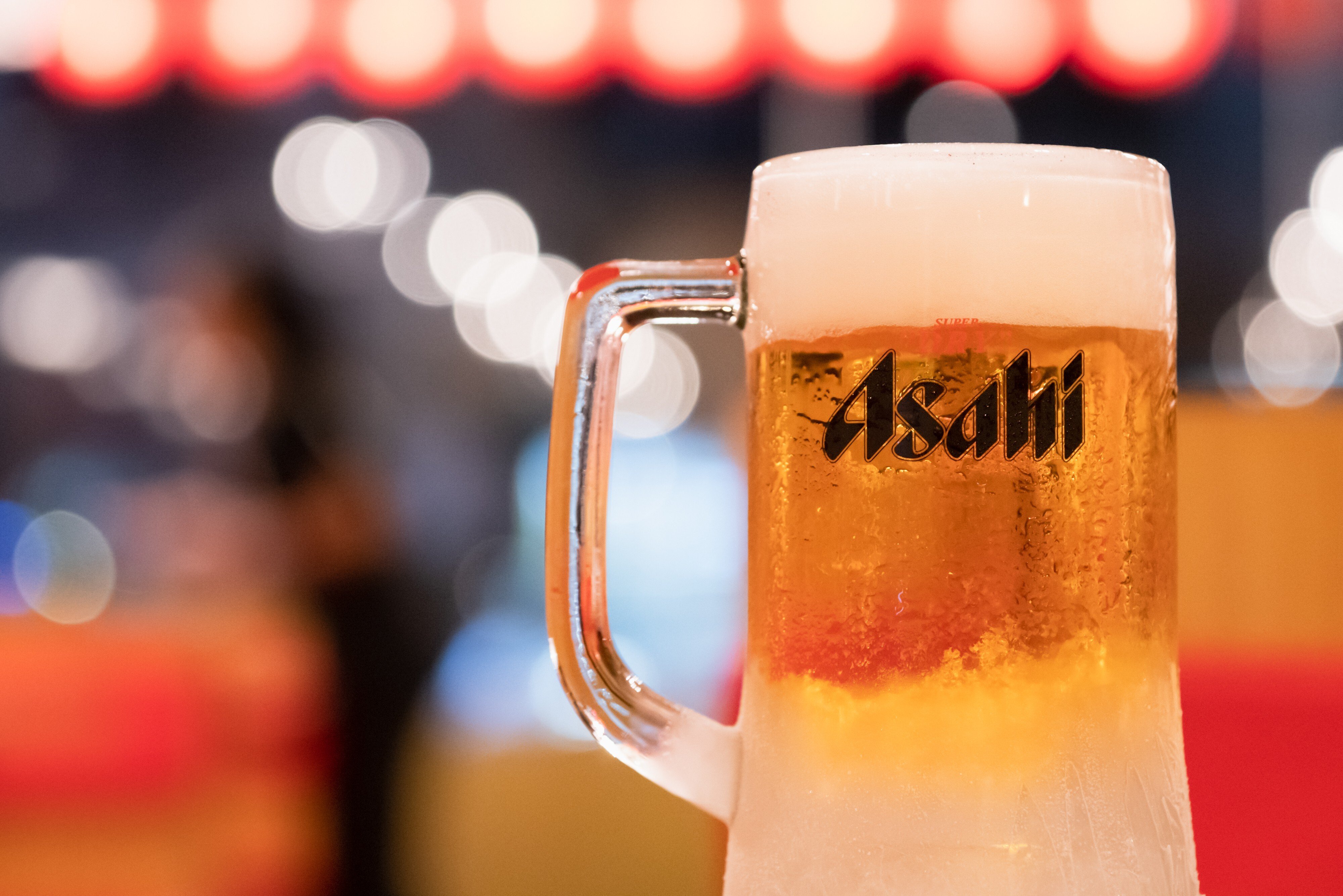 How many cases of Asahi beer are shipped every year?