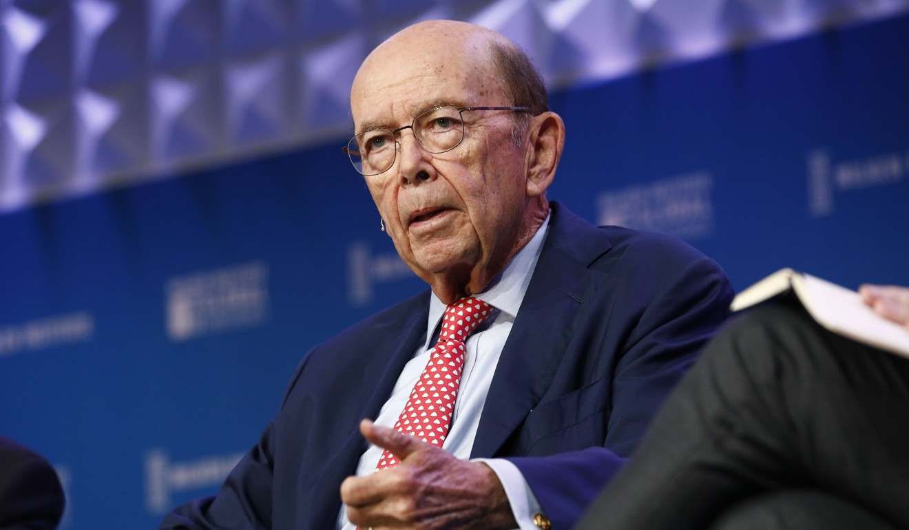 US Commerce Secretary Wilbur Ross at a conference in Beverly Hills in April. Photo: Bloomberg
