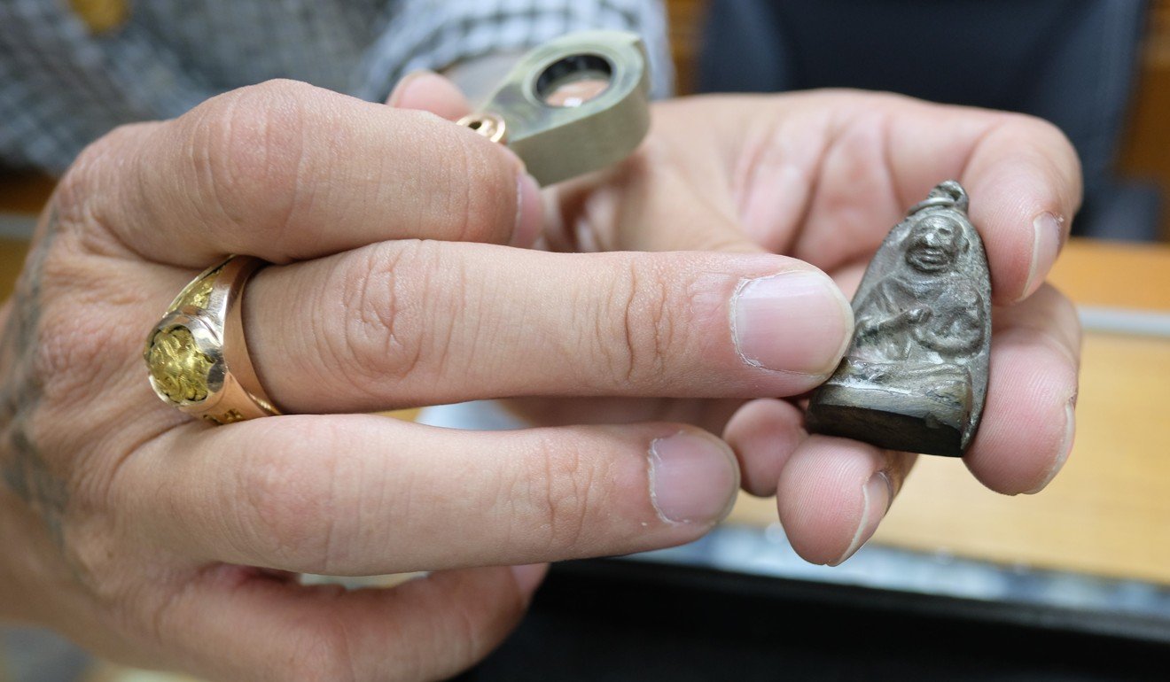 An amulet that is supposed to protect its wearer against bullets. Photo: Tibor Krausz