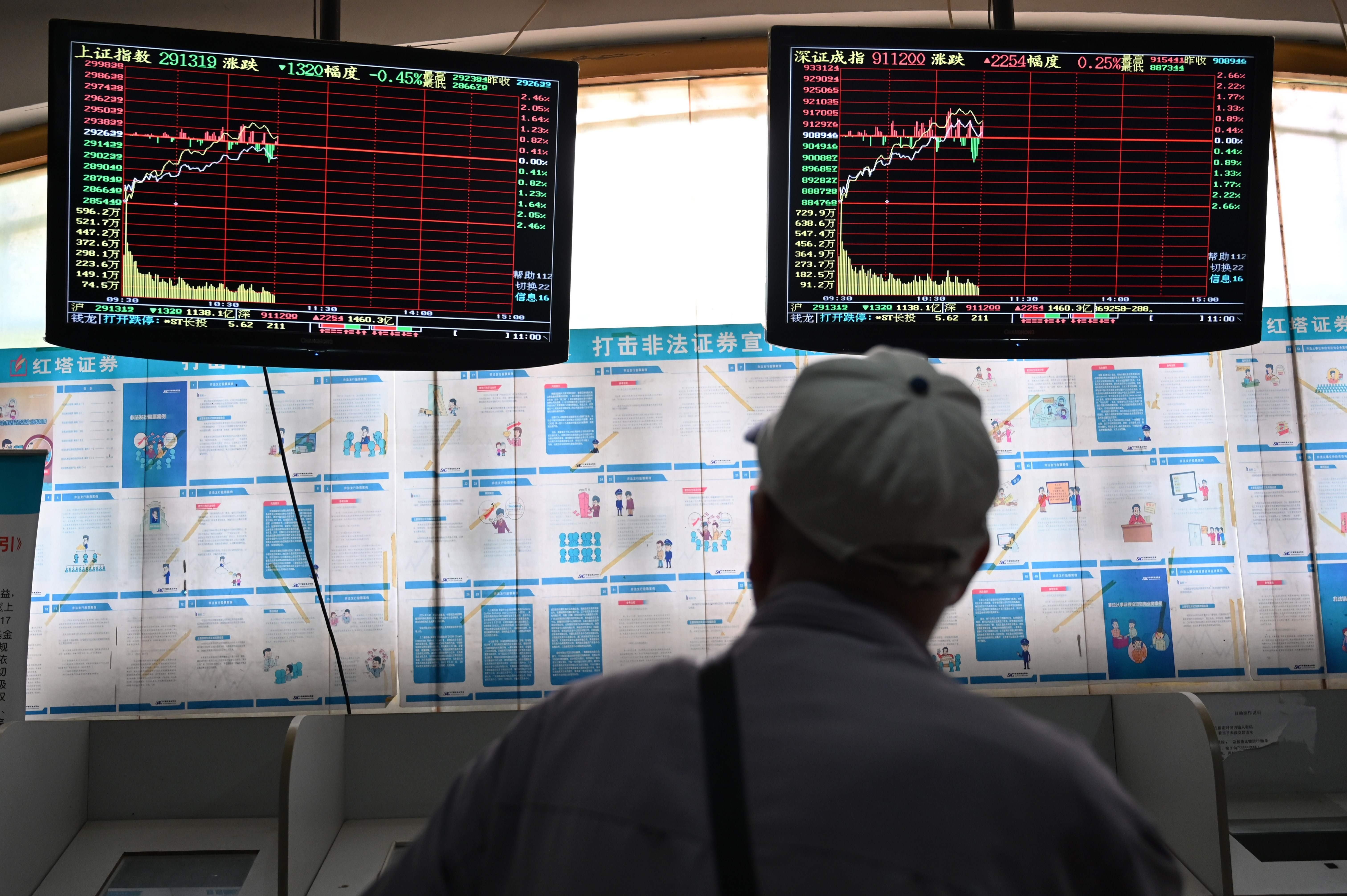 Emerging markets in Asia took a hit after the US-China trade war escalated last week. Photo: AFP