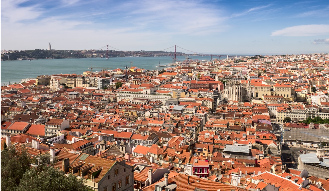 An aerial view of Lisbon, Portugal. The country is seeing record year on year house price increases because of its residential property investment programme. Photo: Shutterstock