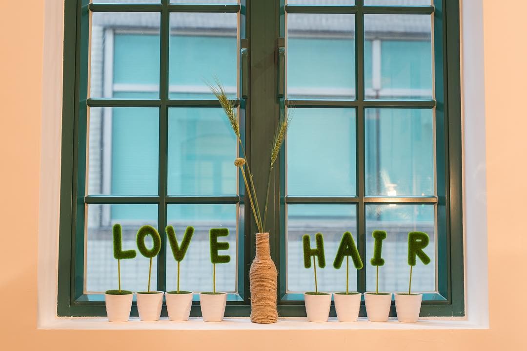 Love Hair salon’s founder, Toni Ovenden, says it is ‘a boutique hair salon that specialise in healthier, more natural products’.