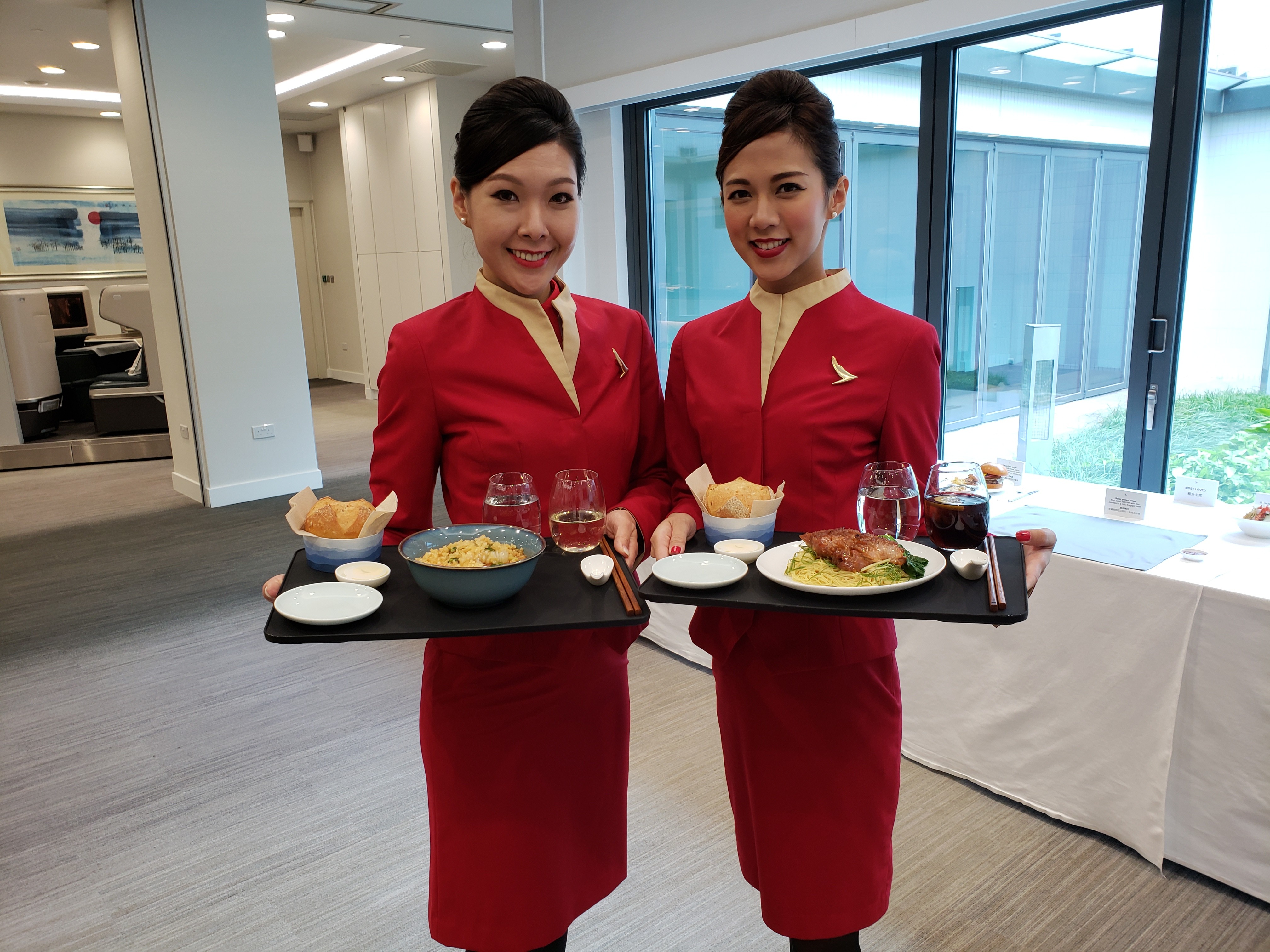 Modern day Cathay Pacific cabin crew. Photo: Aydee Tie