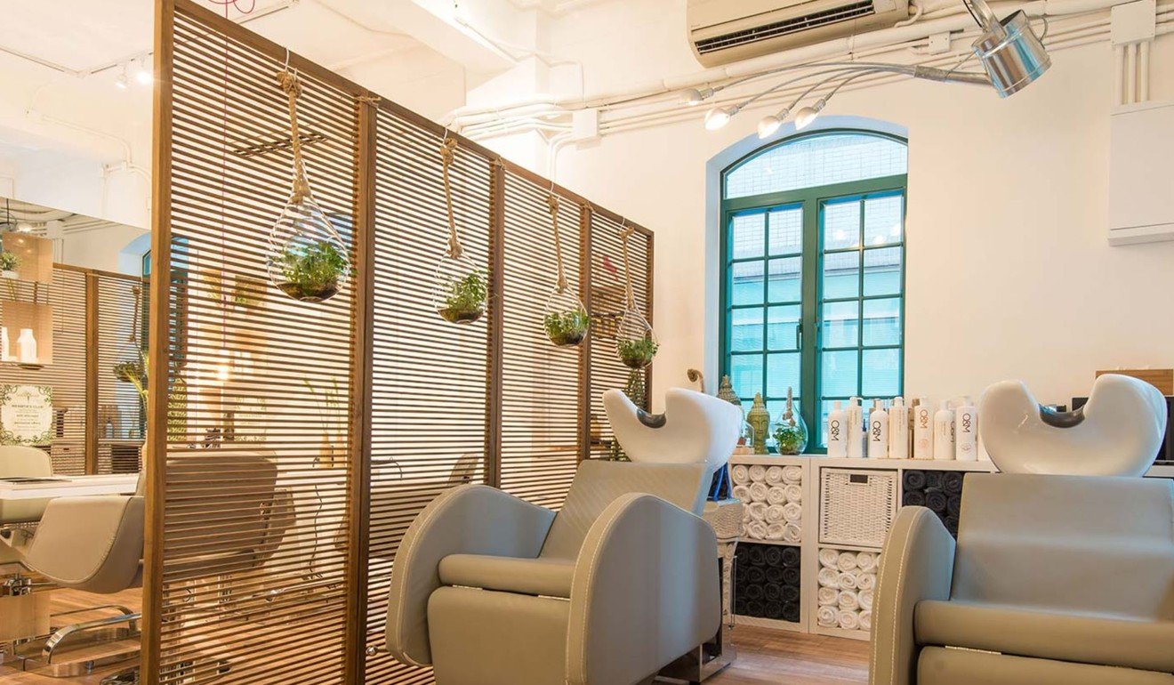 The interior of Love Hair salon