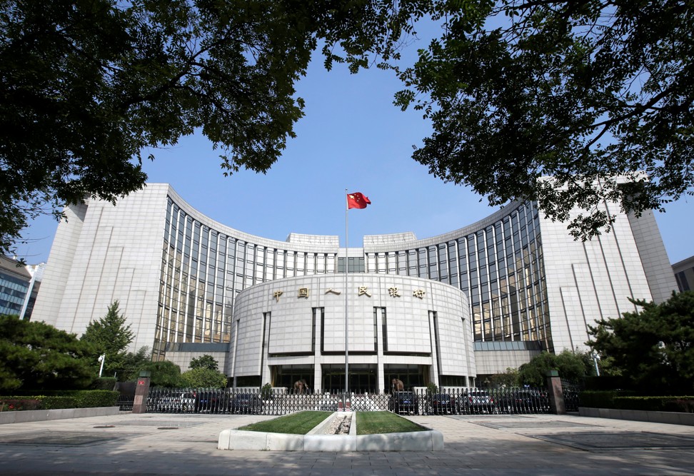 Headquarters of the People's Bank of China (PBOC), the central bank, which has been making efforts to stimulate China’s economy through the trade war with the United States. Photo: Reuters