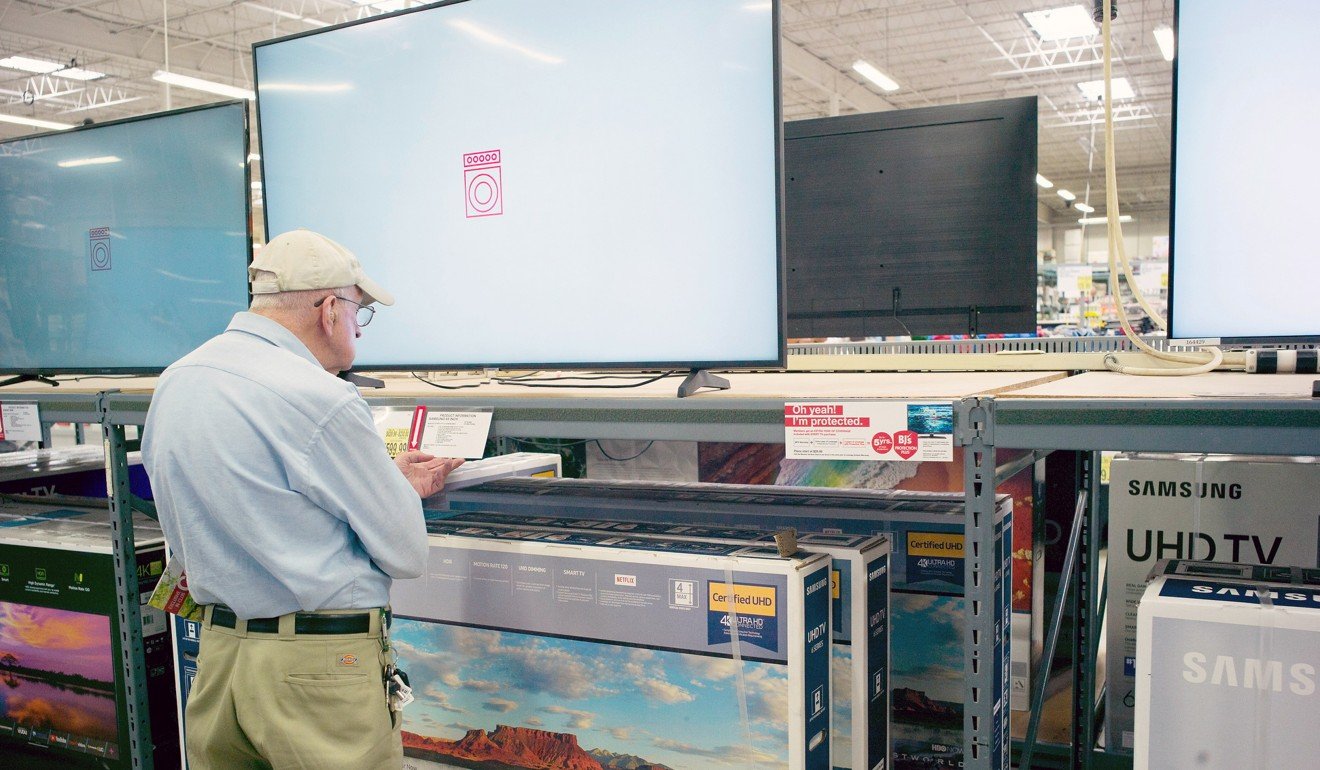 As the US has run out of industrial goods to target, expanded duties are now set to hit televisions and other consumer imports. Photo: EPA-EFE