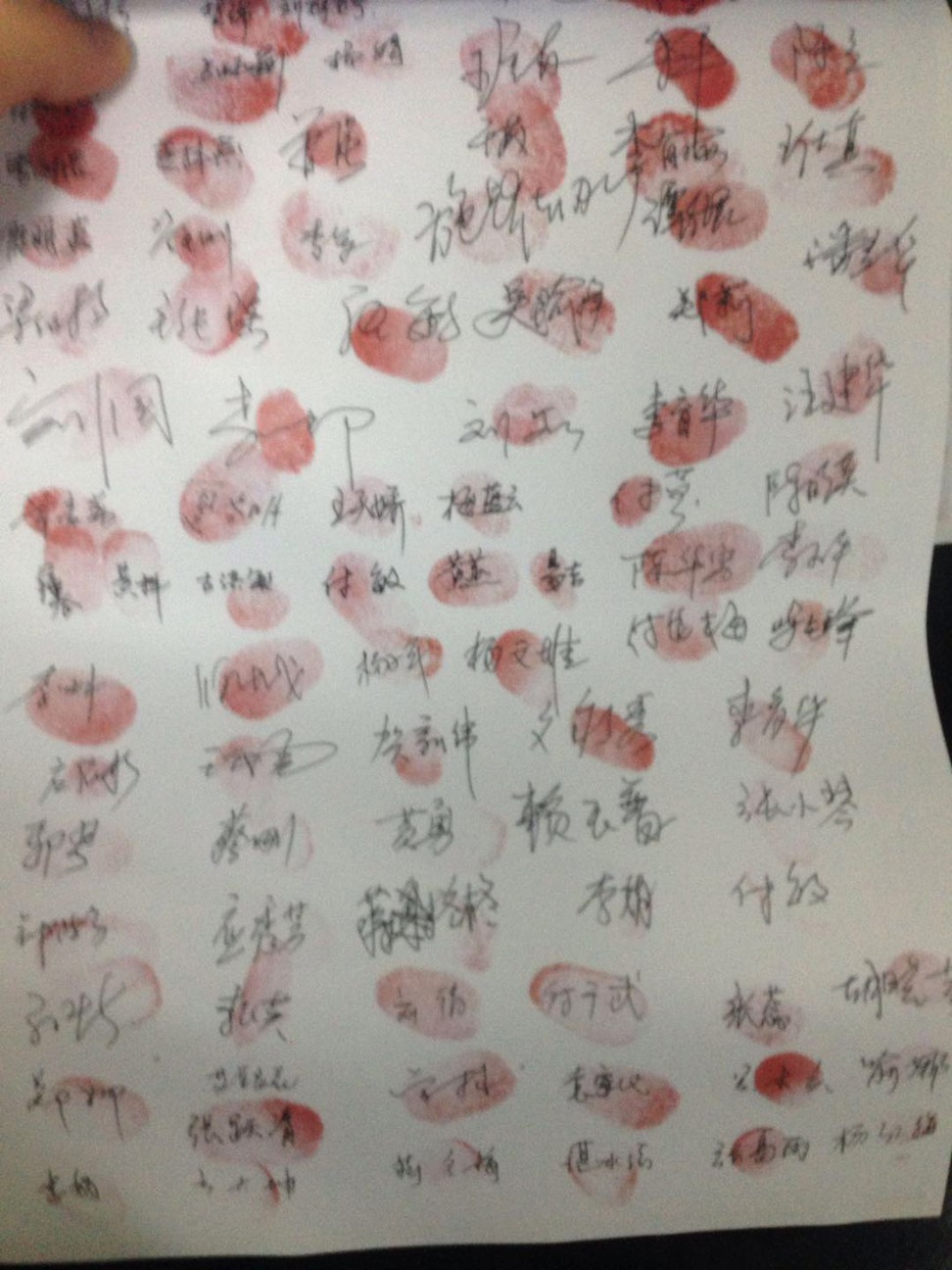 Teachers signed a petition and presented it to authorities as part of their demands for better pay. Photo: Handout