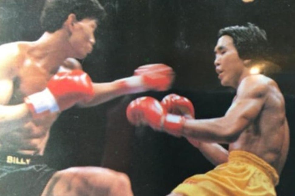 Kong Fu-tak (right) and Billy Chow fought an incredible contest. Photo: Handout