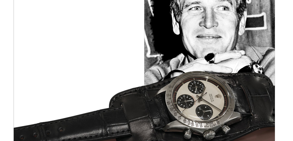 Paul Newman’s 1968 Rolex Daytona, which would have cost about US$300 when it was new.