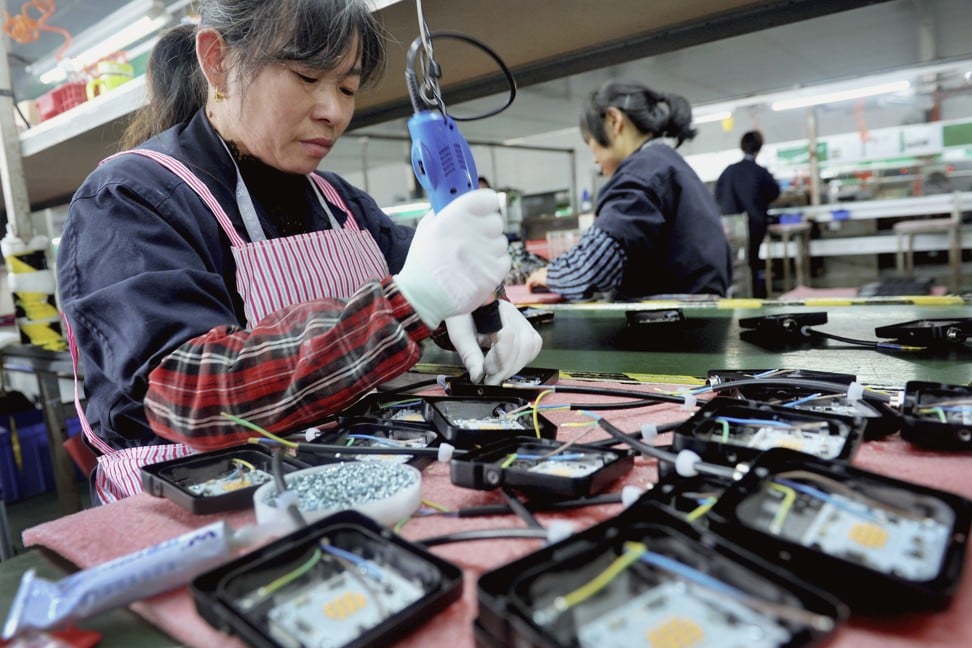 The April drop is a sharp deterioration from the 13.9 per cent gain in March, suggesting that the unexpected strength in the economy in the first quarter was merely temporary and that its overall momentum remains weak. Photo: AP
