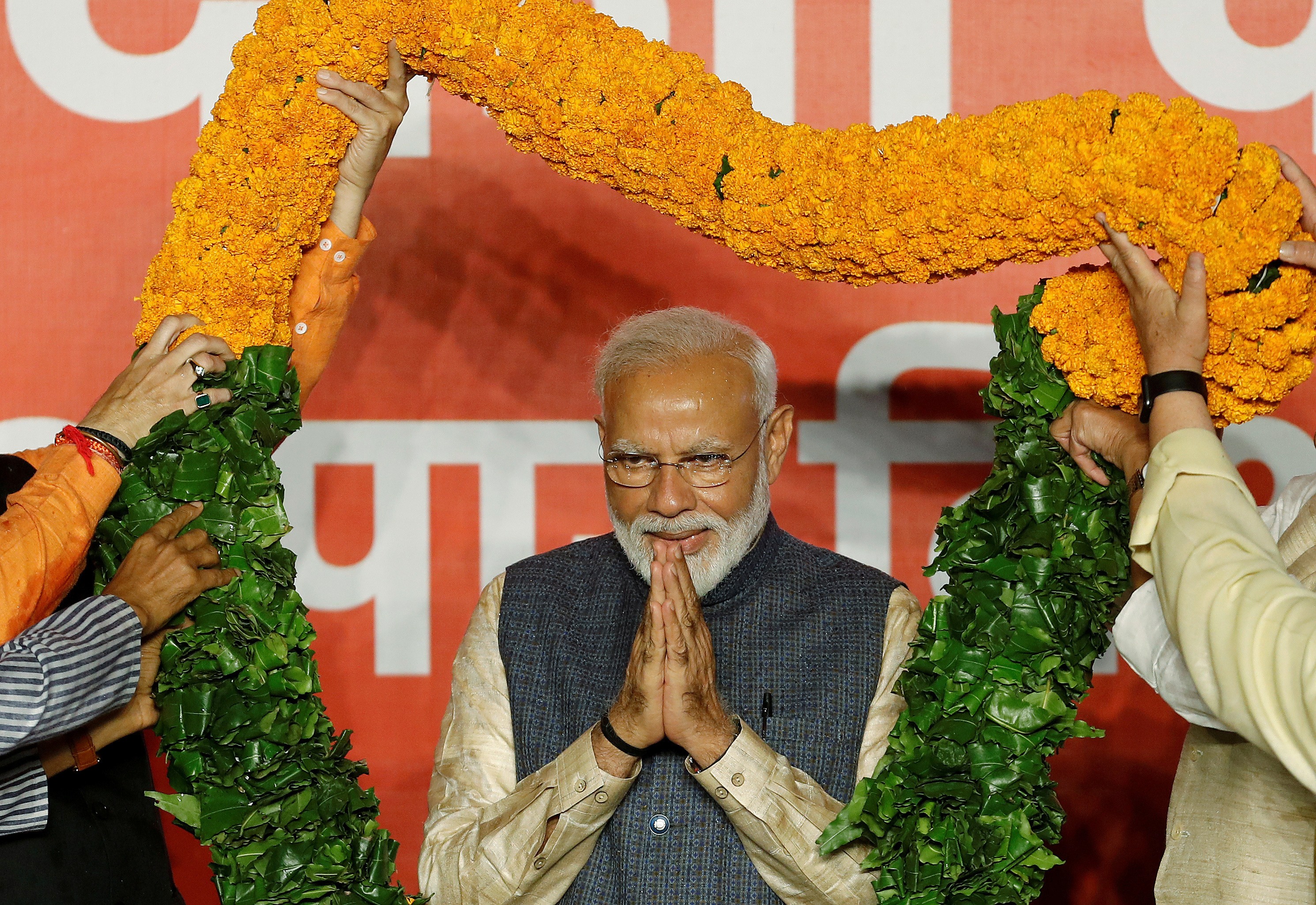 Indian PM Narendra Modi’s party secured 37 per cent of the vote. Photo: Reuters