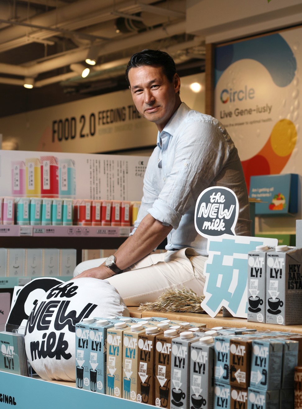 Toni Petersson is the CEO of Oatly. Photo: Xiaomei Chen