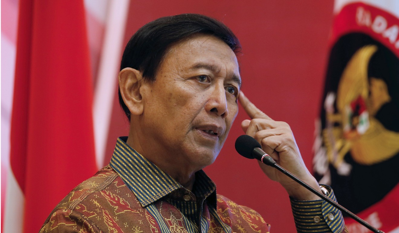 Indonesia Chief Security Minister Wiranto. File photo: Reuters