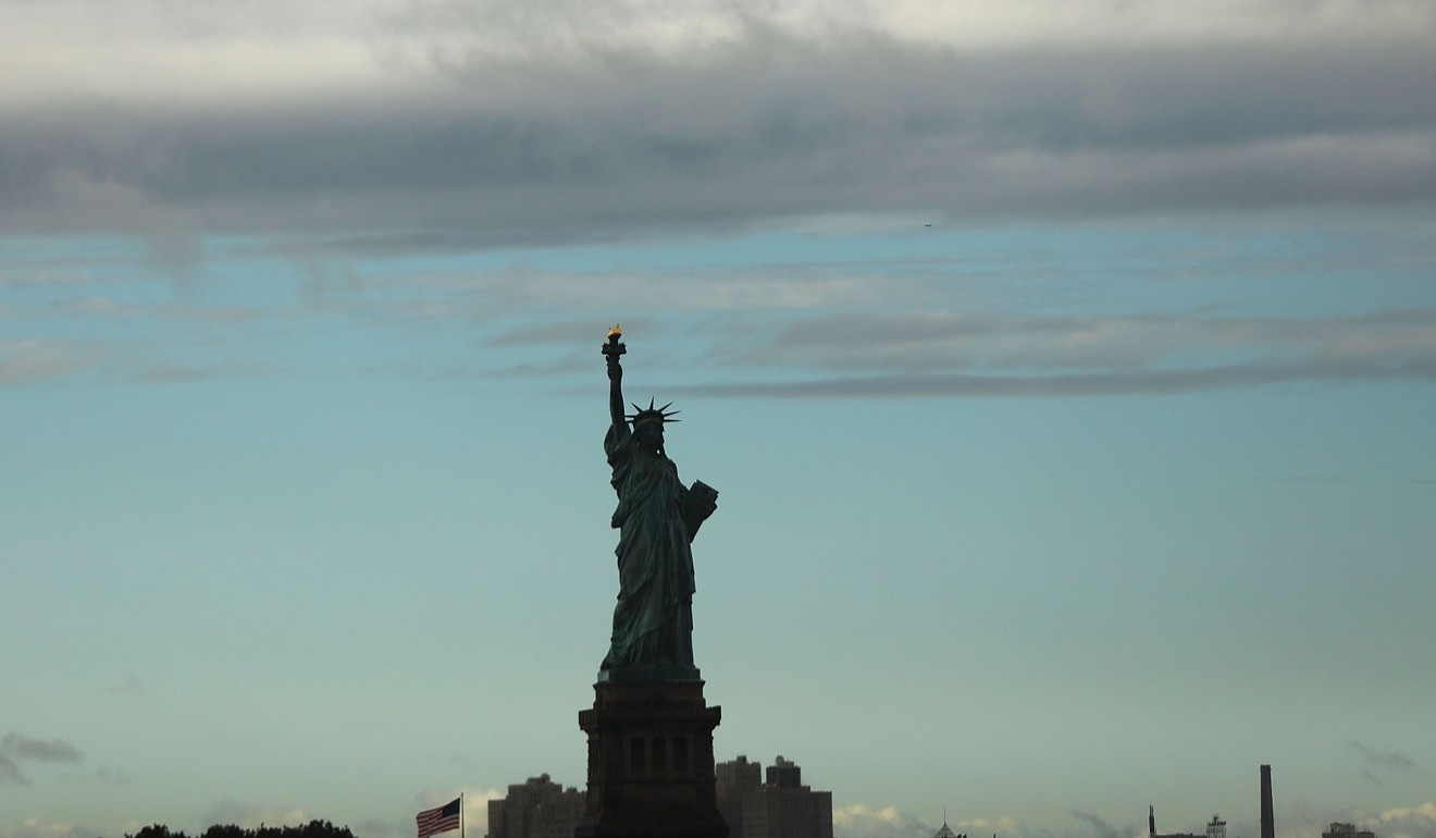 The Statue of Liberty: the ultimate manifestation of the American psyche. Photo: AFP