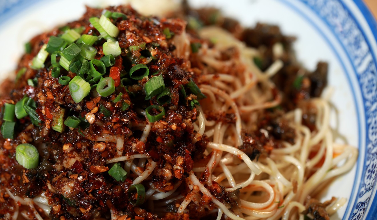Si chuan liang mian (cold tossed noodles) at Sijie Sichuan Cuisine. Photo: May Tse
