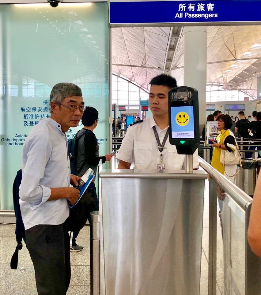 Causeway Bay bookseller Lam Wing-kee on his way to Taiwan, citing fears over the controversial proposal to change Hong Kong extradition laws so that fugitives may be transferred to jurisdictions including mainland China. Photo: Facebook