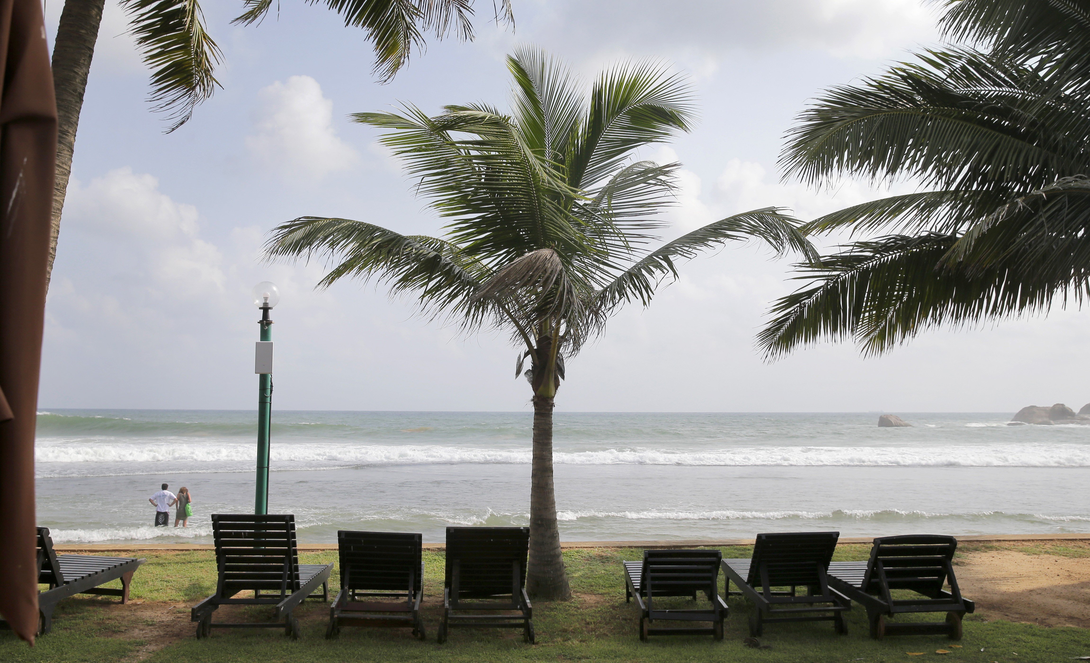 A beach in Hikkaduwa in southwest Sri Lanka, a country that was the Lonely Planet guide’s top travel destination for 2019. However, since the Easter Sunday attacks on churches and luxury hotels, foreign tourists have been reluctant to visit. Photo: AP