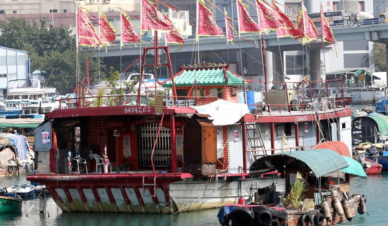 The Floating Tin Hau Temple in Causeway Bay Typhoon Shelter. Photo: Felix Wong