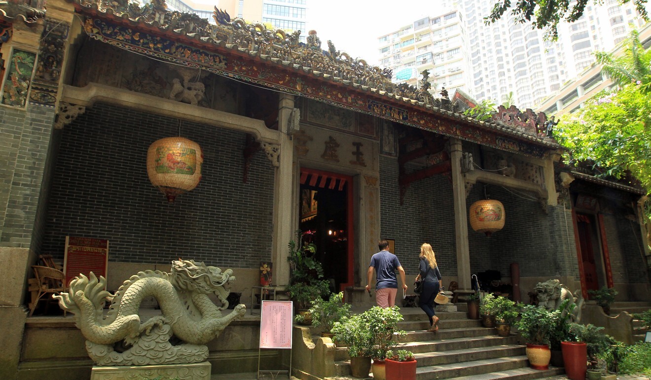 A Pak Tai temple in Wan Chai, which is part of a heritage trail. Photo: Franke Tsang