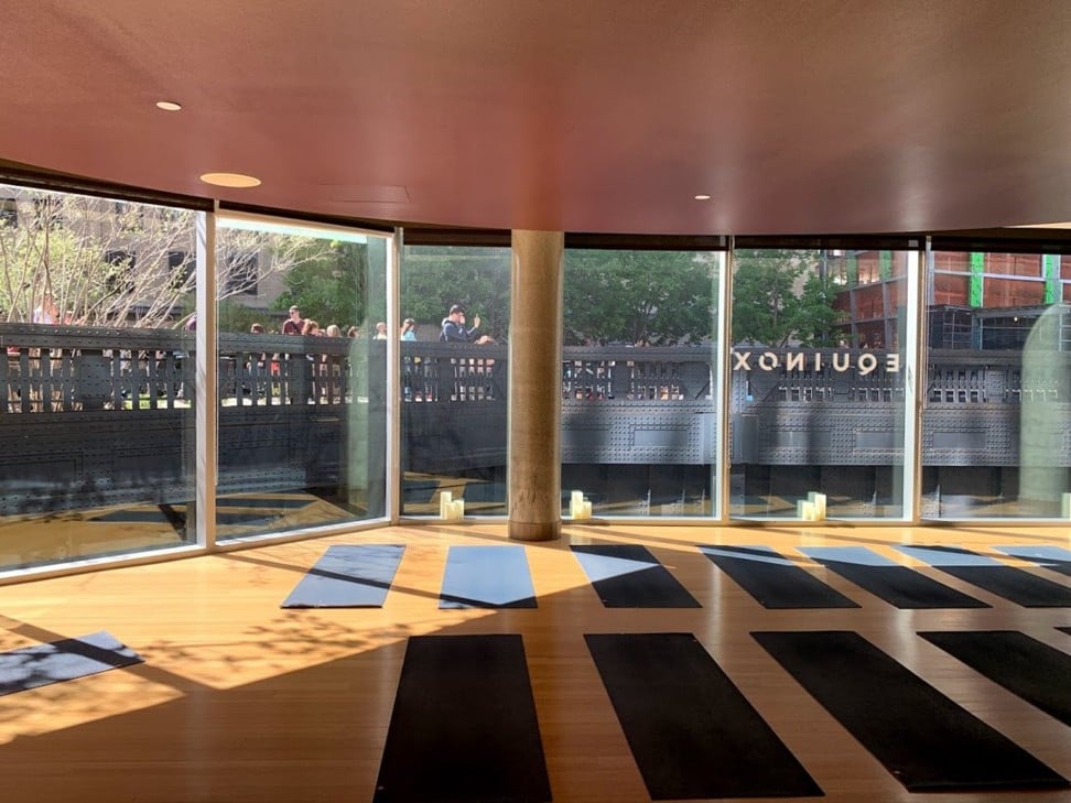 Equinox Highline: yoga with a view. Photo: Business Insider