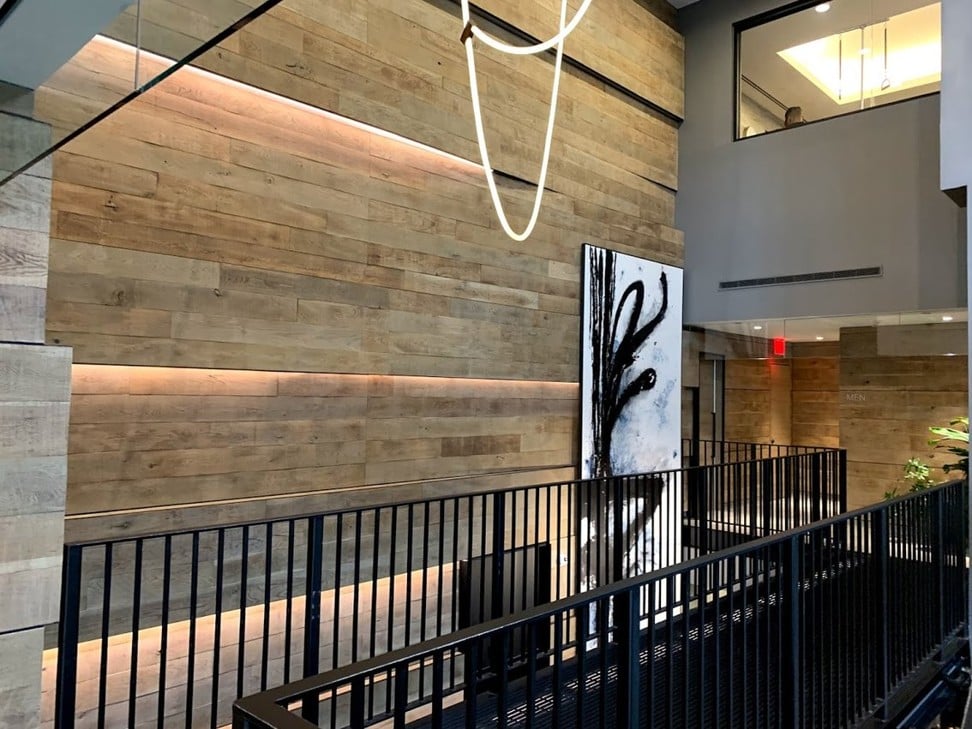 Equinox Orchard Street includes art from Equinox's rotating art collection. Photo: Business Insider