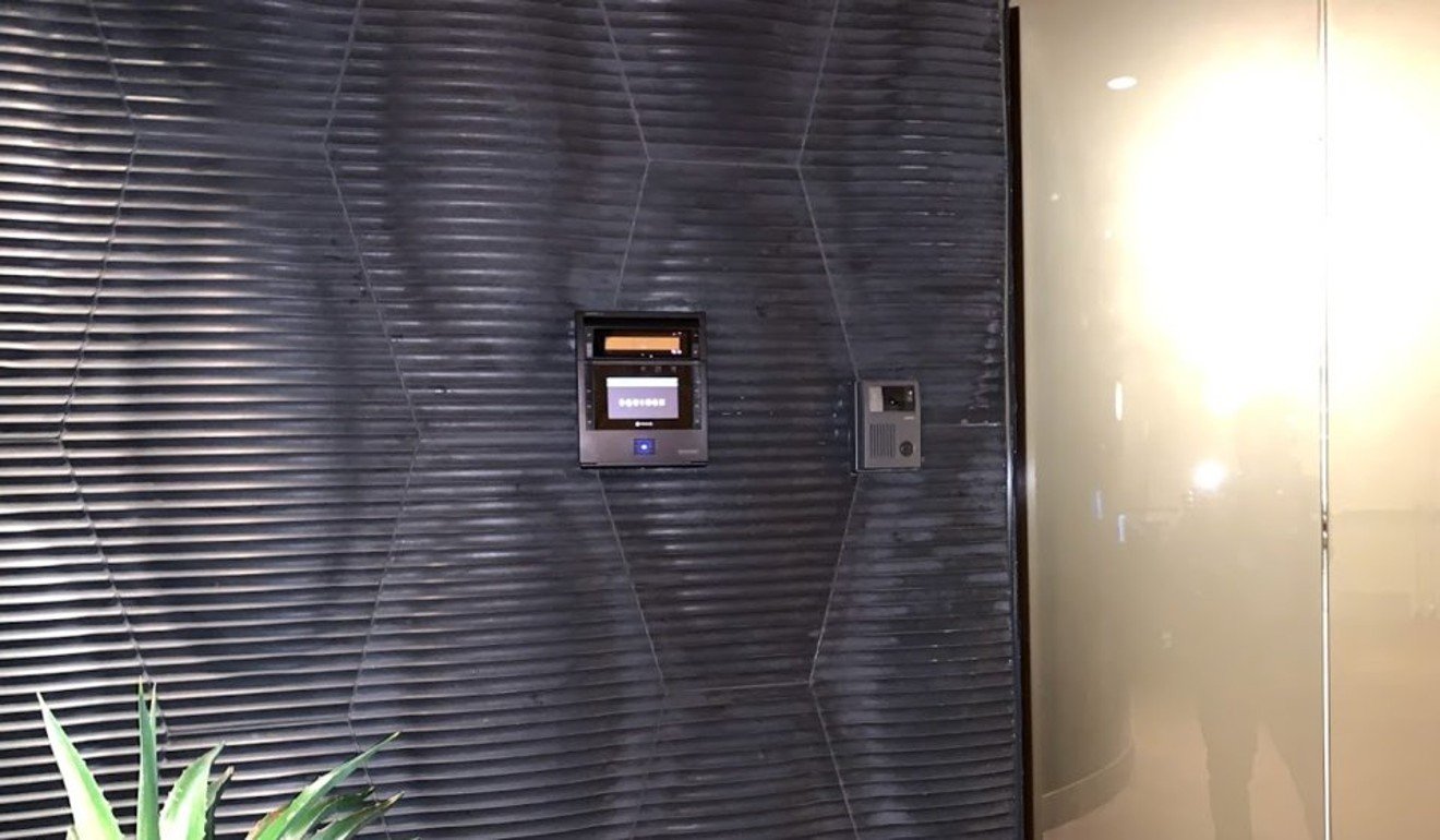 The E training space at Equinox's Columbus Circle location has an iris scanner. Photo: Business Insider