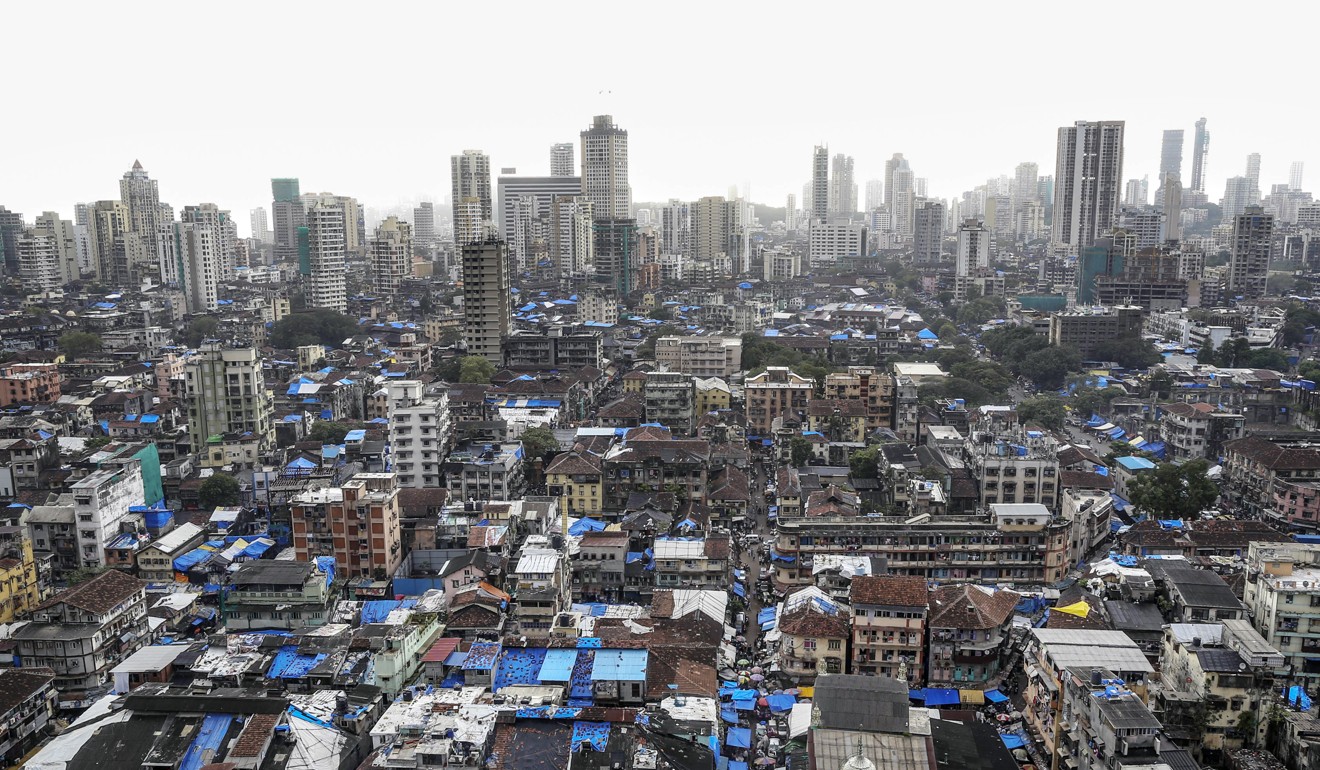 Residential and commercial buildings in the Bhendi Bazaar area of Mumbai, India. Photo: Bloomberg