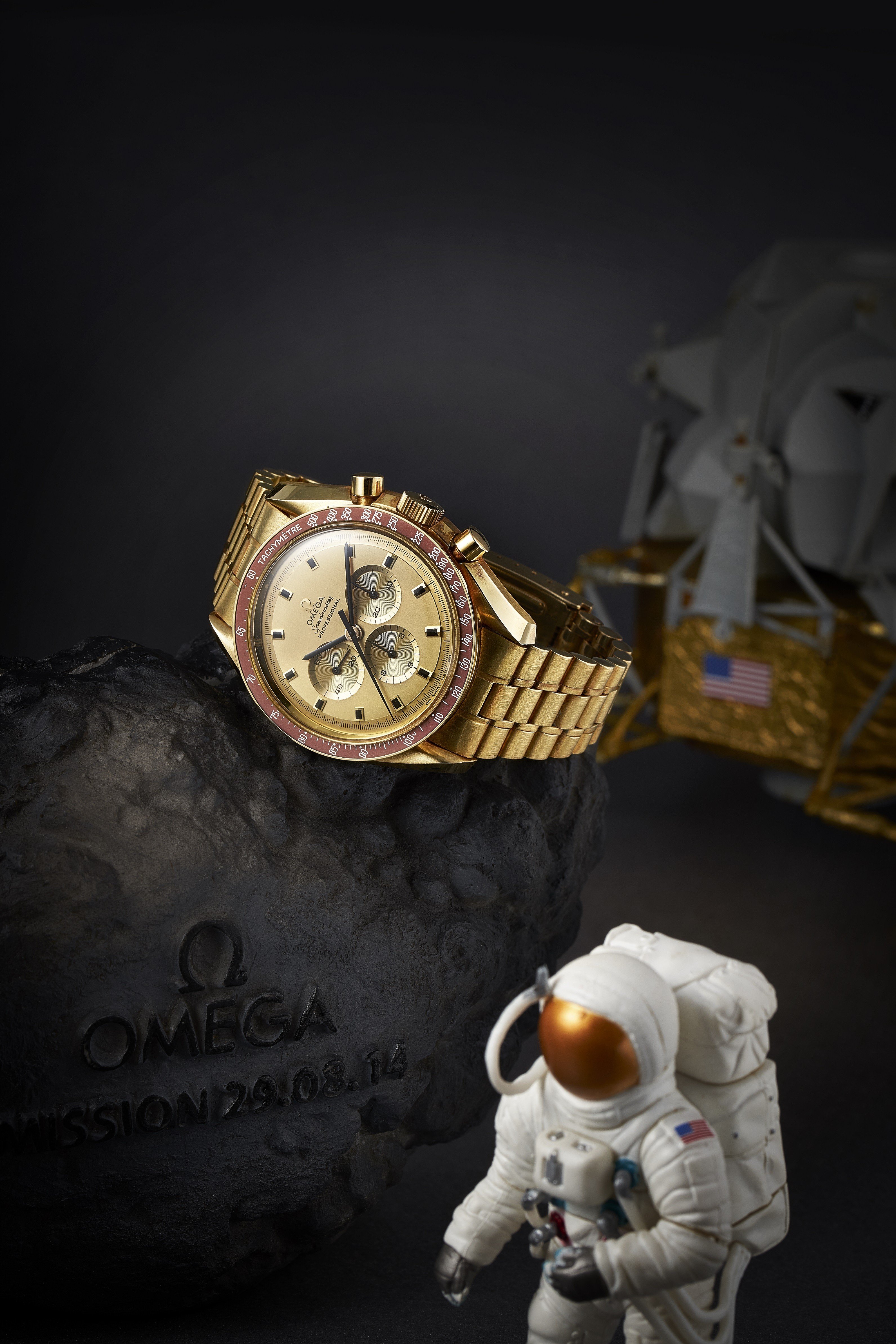 Omega 1969 Speedmaster Professional ‘Moon Watch’ in yellow gold