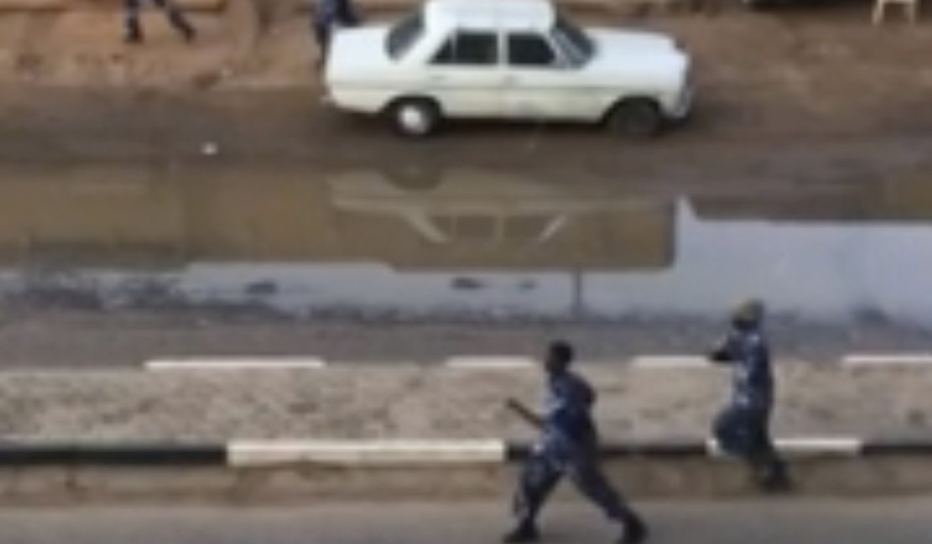 Sudanese security forces moved against a protest sit-in camp in the capital. Photo: AP