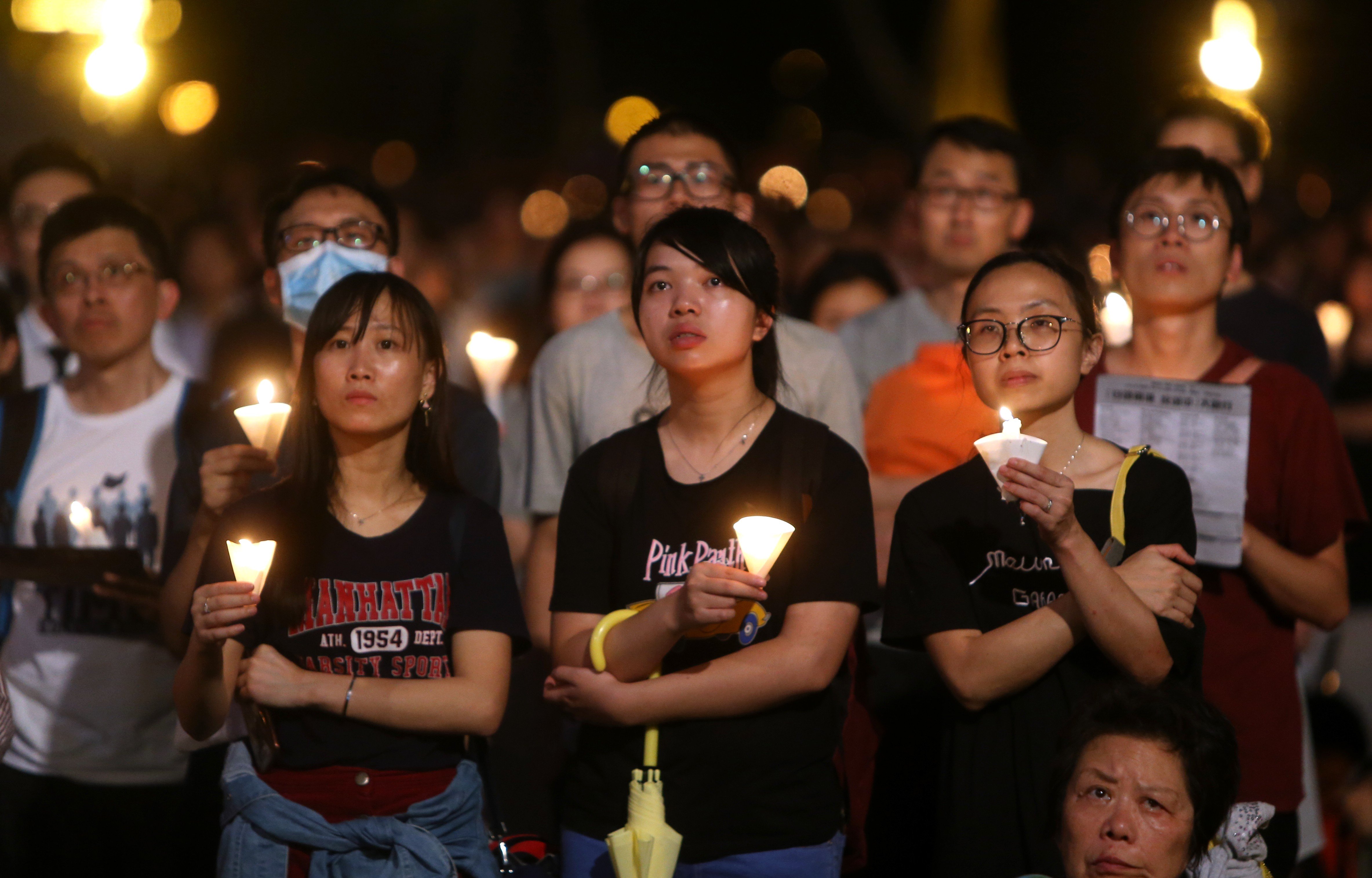Young and old attended the vigil in their tens of thousands. Photo: Winson Wong