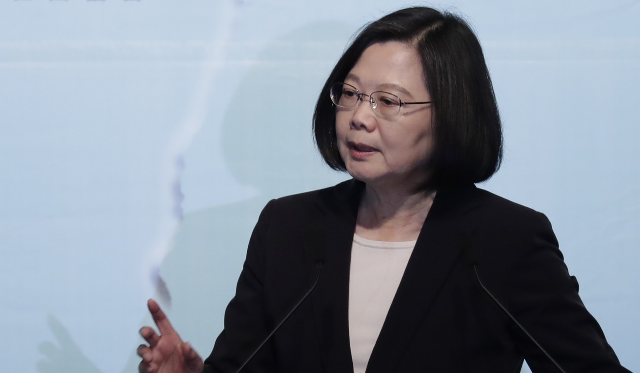 Incumbent Tsai Ing-wen is one of two candidates hoping to run for president on behalf of the Democratic Progressive Party. Photo: EPA-EFE