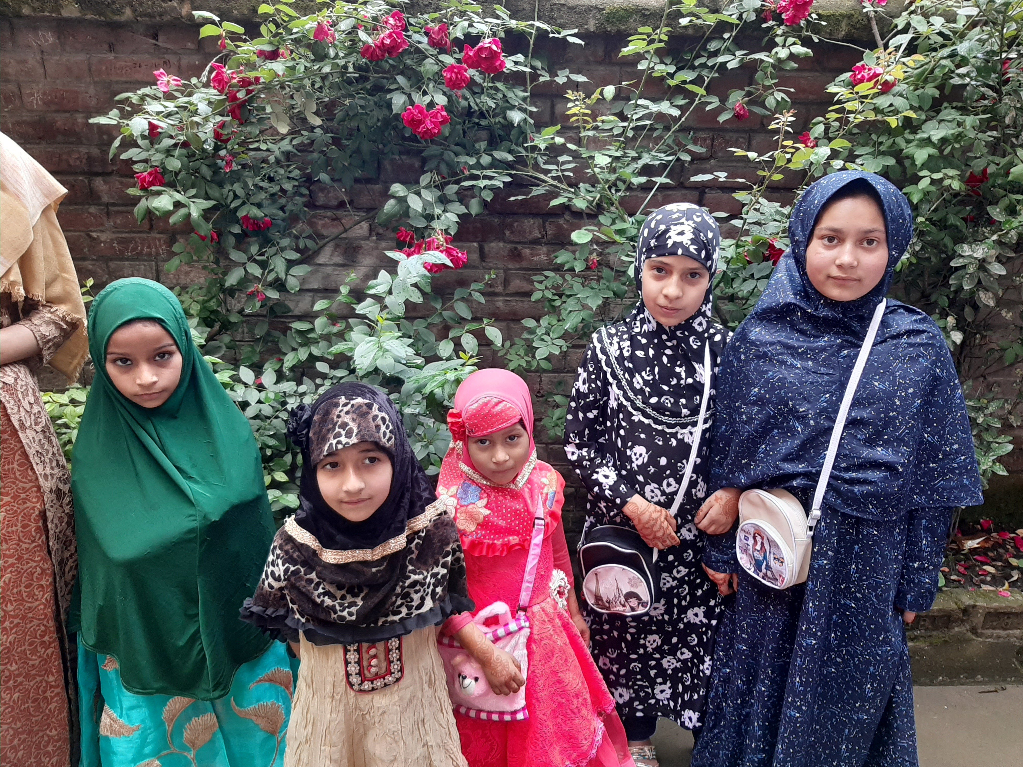 Children in their Eid festival attire. Photo: Umar Lateef Misgar