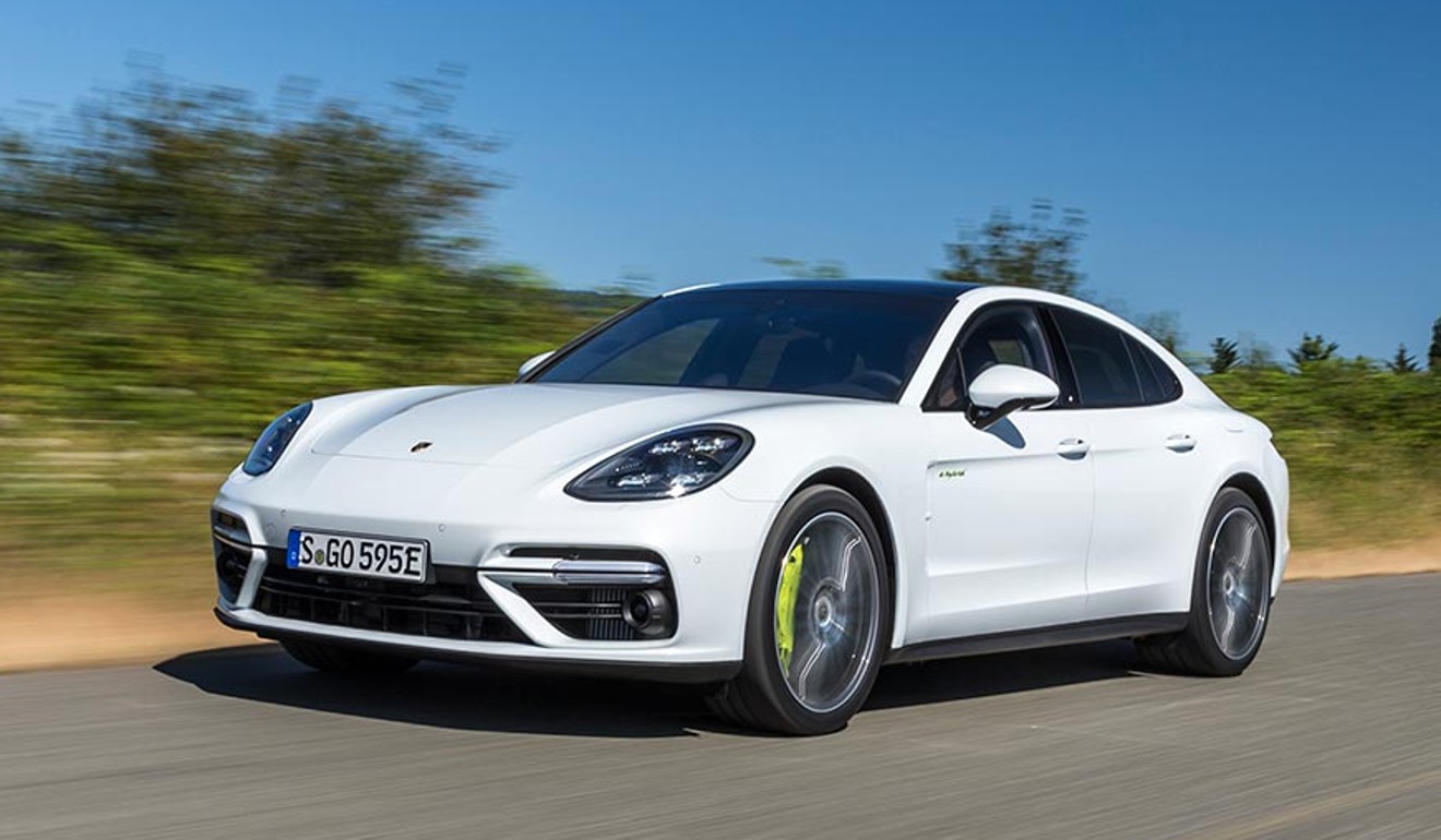 The Porsche Panamera Turbo S E-Hybrid, which boasts great speed – and fuel efficiency. Photo: Porsche