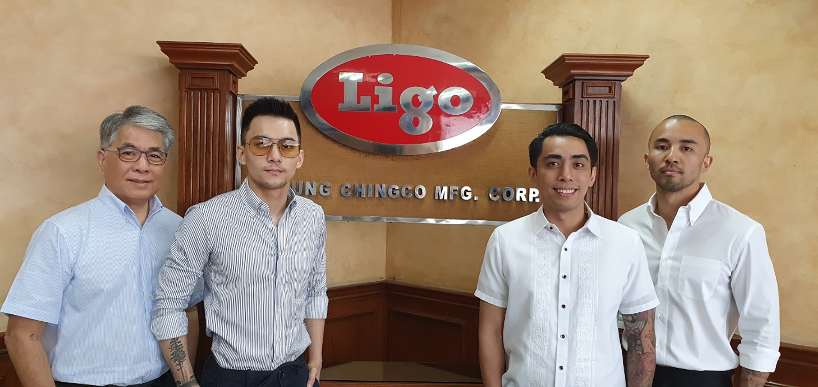 (From left) Gregory Tung, president and CEO; Michael Tung, advertising manager; Mikko Tung, vice-president; and Mark Tung, vice-president, sales and marketing