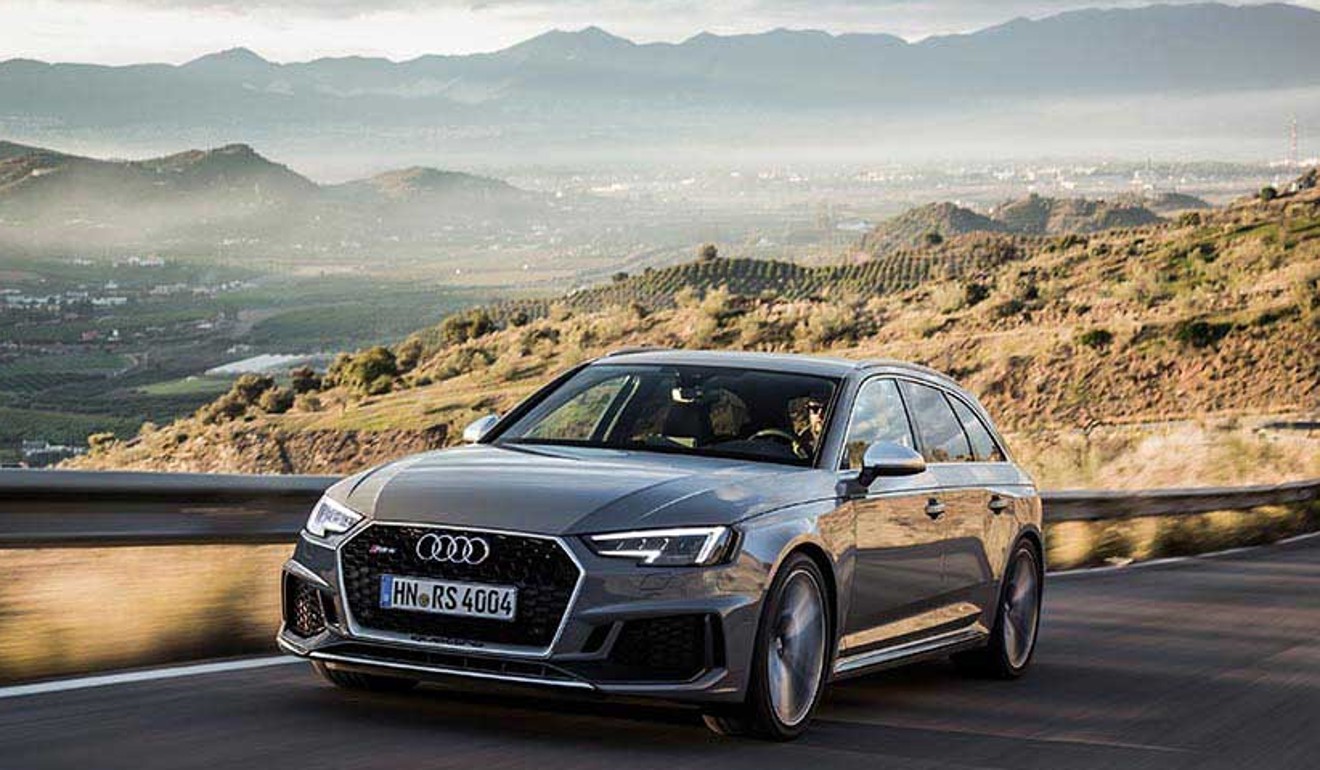 The Audi RS4 Avant can speed from 0 to 100km/h in 4.1 seconds. Photo: Audi