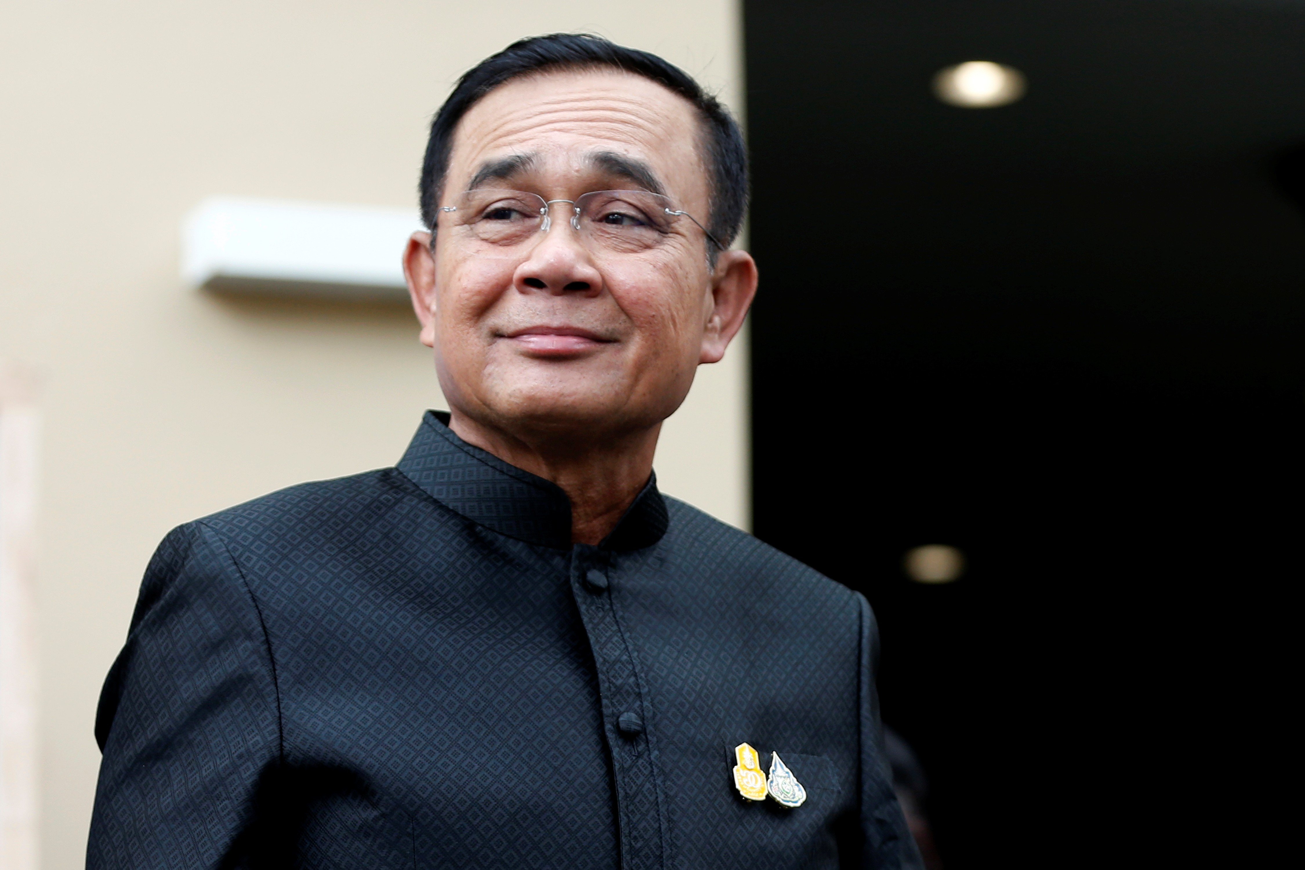 Thailand's Prime Minister Prayuth Chan-ocha arrives at the weekly cabinet meeting at Government House in Bangkok in May. Photo: Reuters