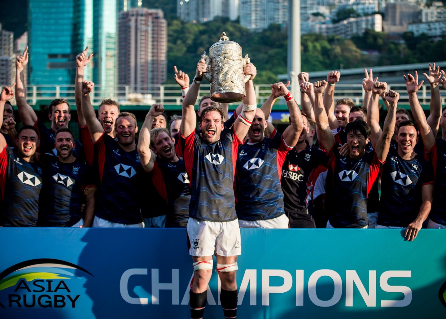 Hong Kong co-captain James Cunningham said winning the Asia Rugby Championship, like they did last year, will help the squad kick off their run to the 2023 Rugby World Cup in Paris. Photo: HKRU