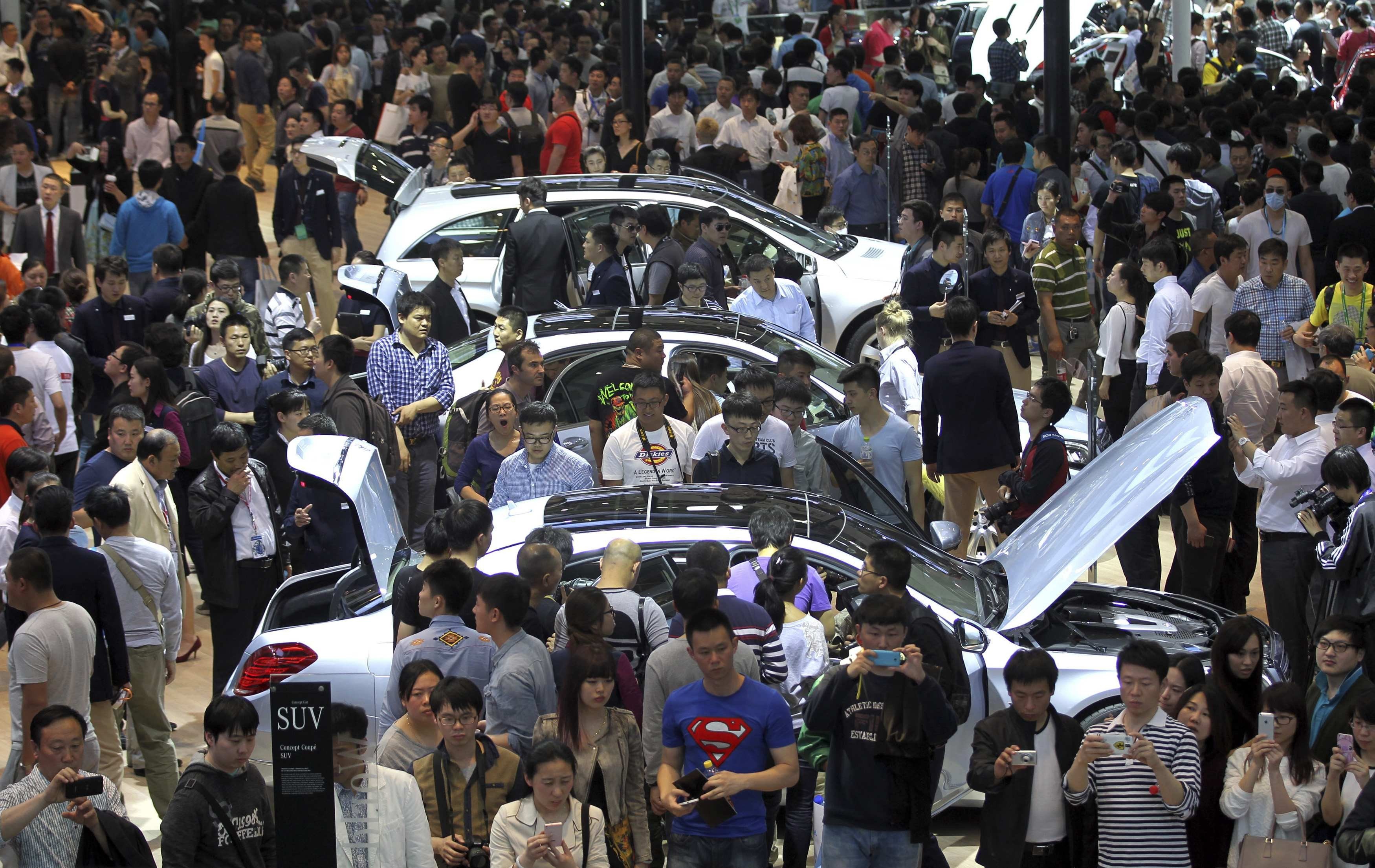 Vehicle sales have fallen for 10 straight months, with sales in April dropping 21.4 per cent from March and 14.6 per cent from a year ago to 1.98 million units. Photo: Reuters