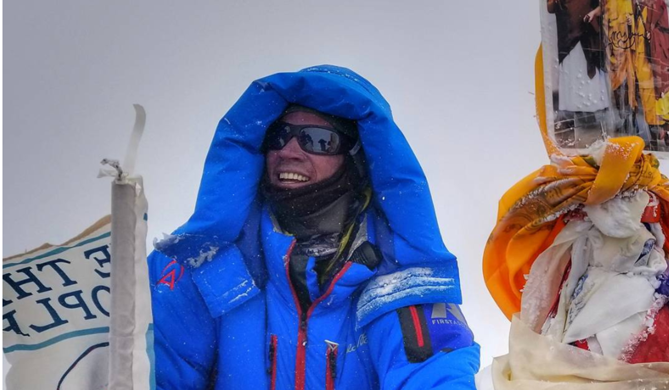 Adrian Ballinger is one of around 200 people to climb Everest without extra oxygen. Photo: Handout