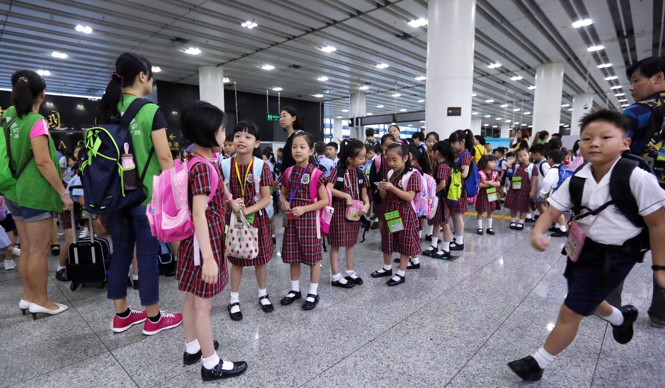 The number of cross-border pupils is expected to fall. Photo: SCMP