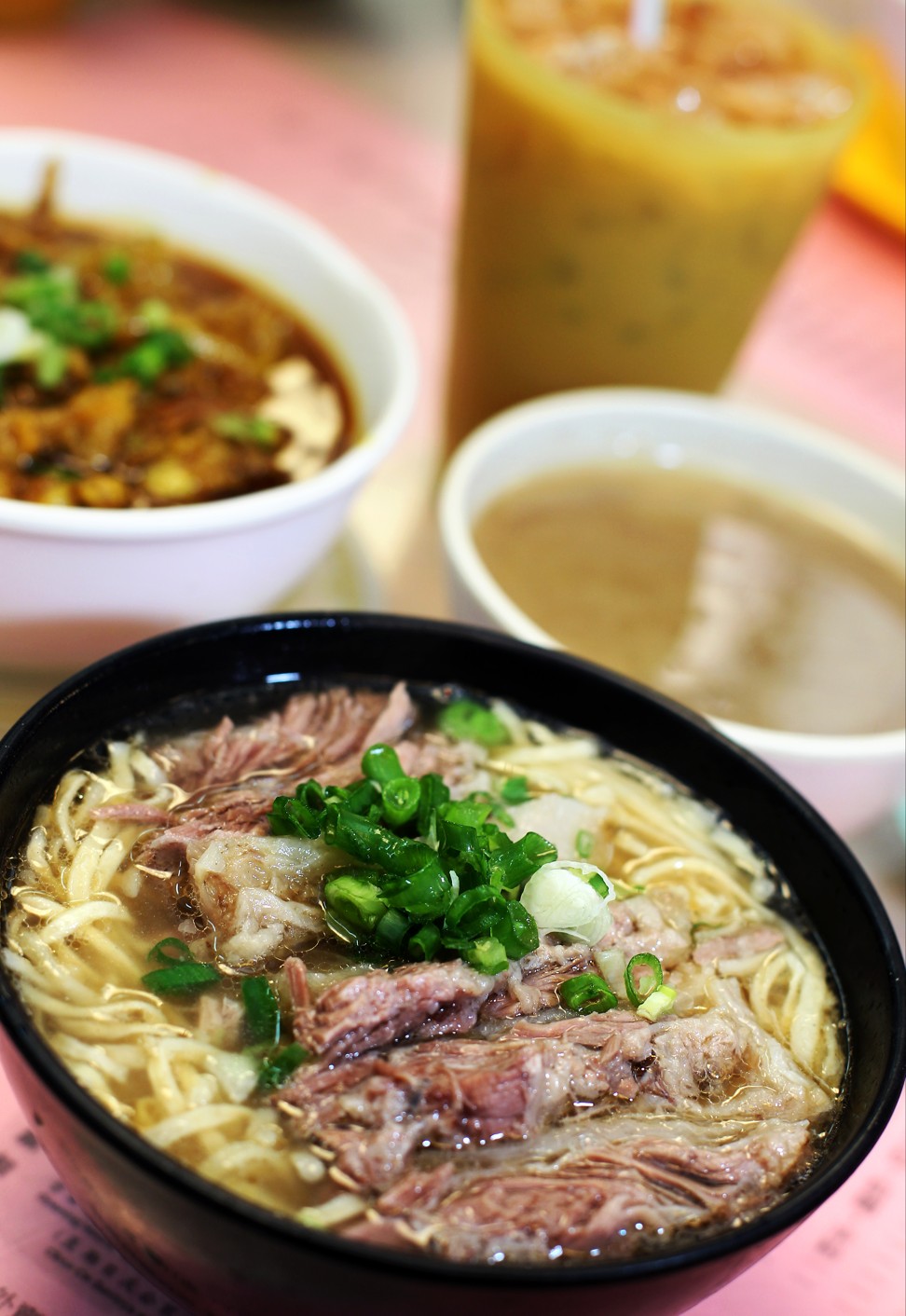 Beef brisket noodles by Kau Kee in Central. Photo: May Tse