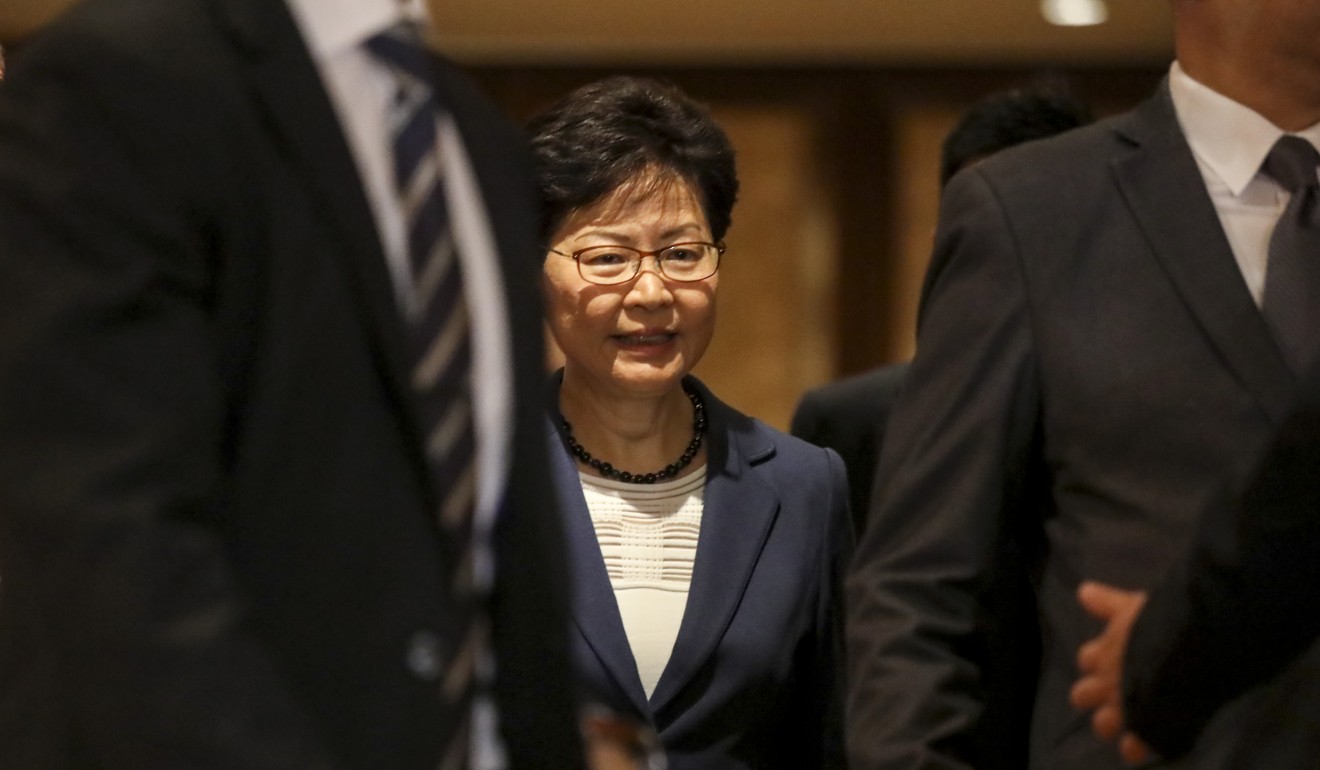 Carrie Lam has vowed to push ahead with the bill. Photo: K.Y. Cheng