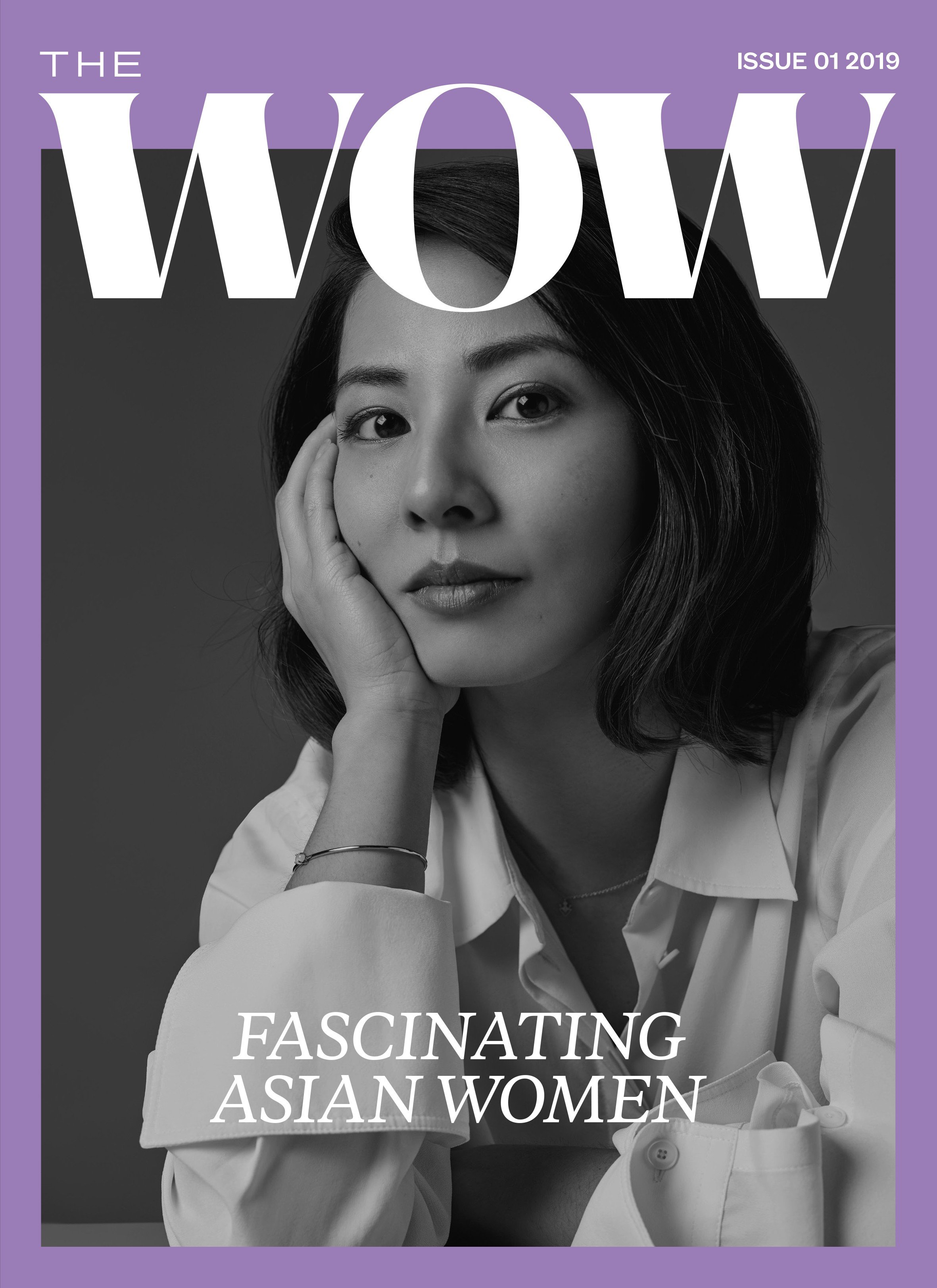 One of the covers of the first issue of The Wow, an independent magazine launched in the UK targeting Asian women.