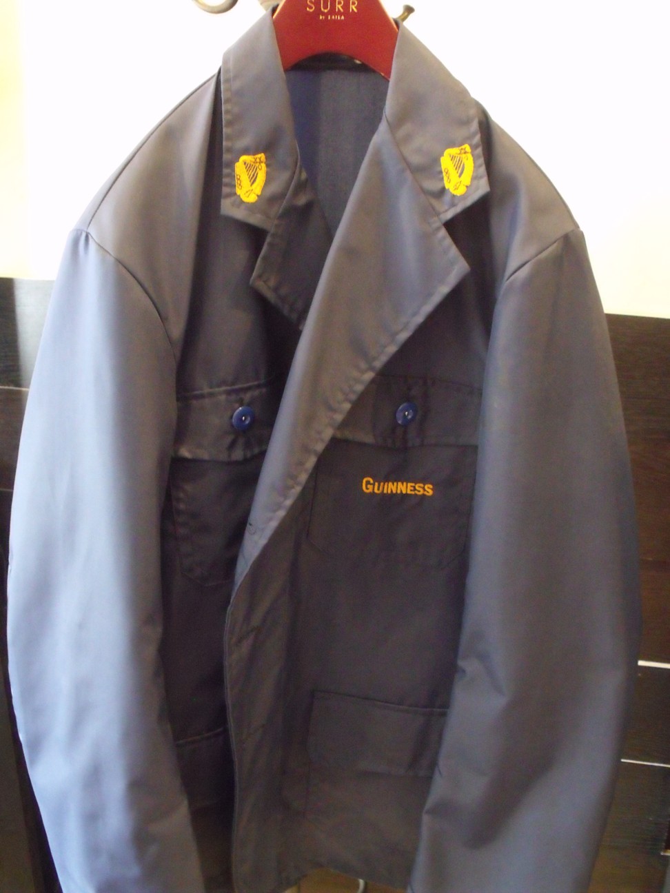 A workman’s jacket from the Guinness brewing company at Laila Tokio.