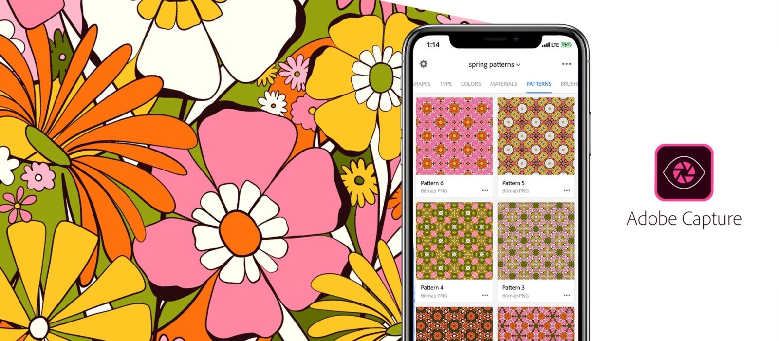 You can get creative with colours when decorating your home using the app, Adobe Capture.