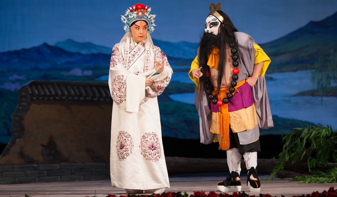 A scene from the Peking opera, 'The Boar Forestâ, which will performed by the China National Peking Opera Company at the Chinese Opera Festival in Hong Kong.
