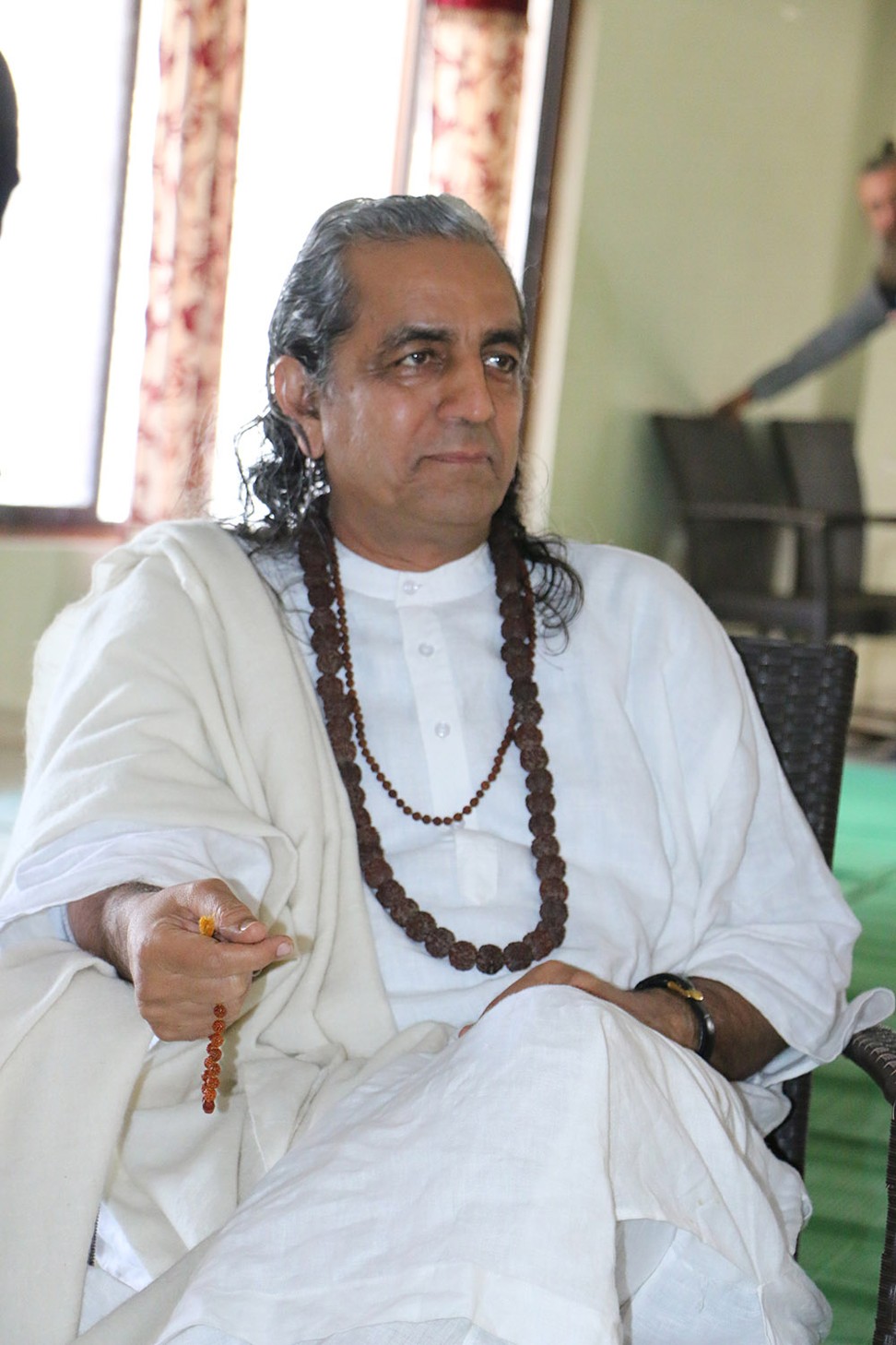 Yoga instructor Omanand Guruji.