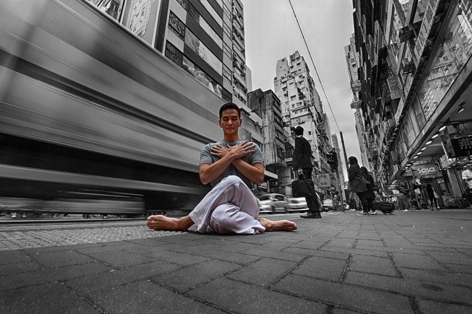 Yoga instructor Chris Su.